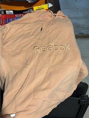 Reebok Peach Logo Pullover Hoodie